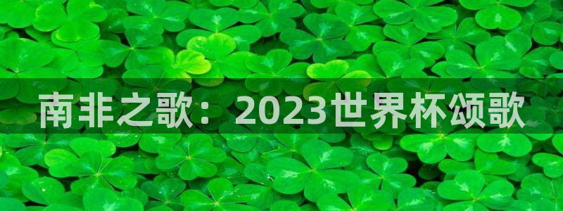 2026世界杯亚洲预选赛:南非之歌:2023世界杯颂歌